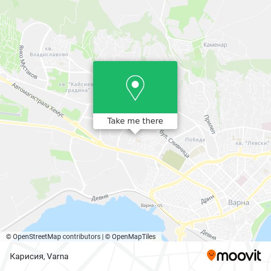 Карта Карисия