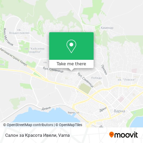 Салон за Красота Ивели map