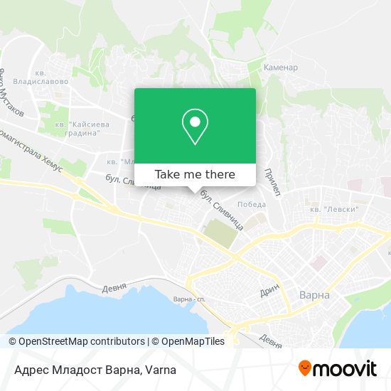 Адрес Младост Варна map