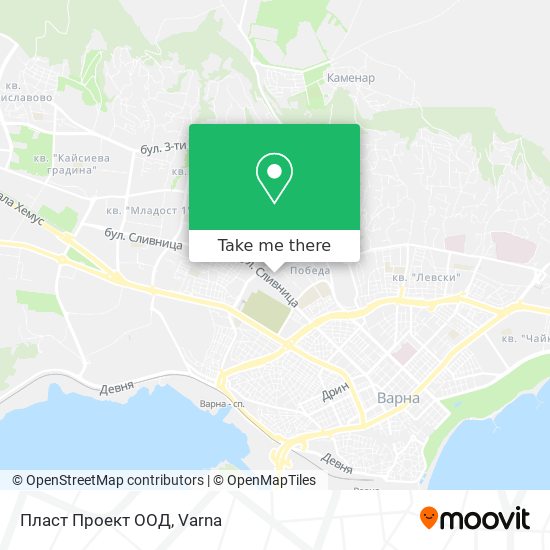 Пласт Проект ООД map