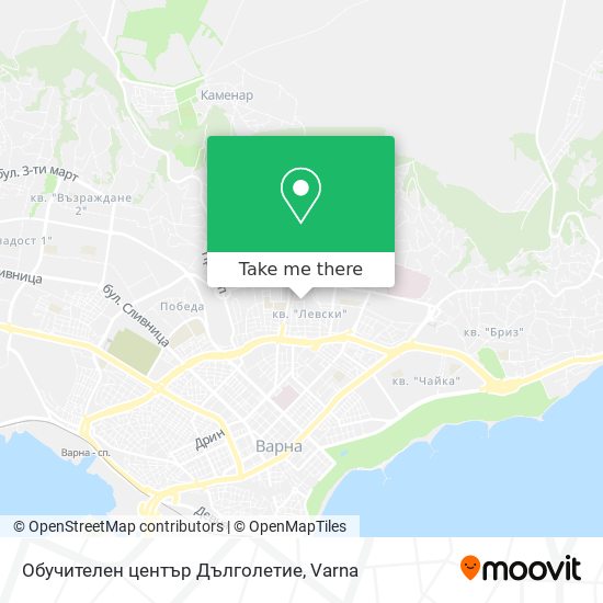 Обучителен център Дълголетие map