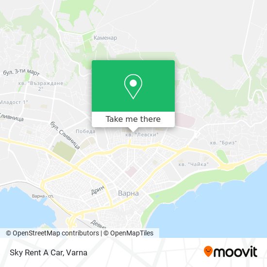 Sky Rent A Car map