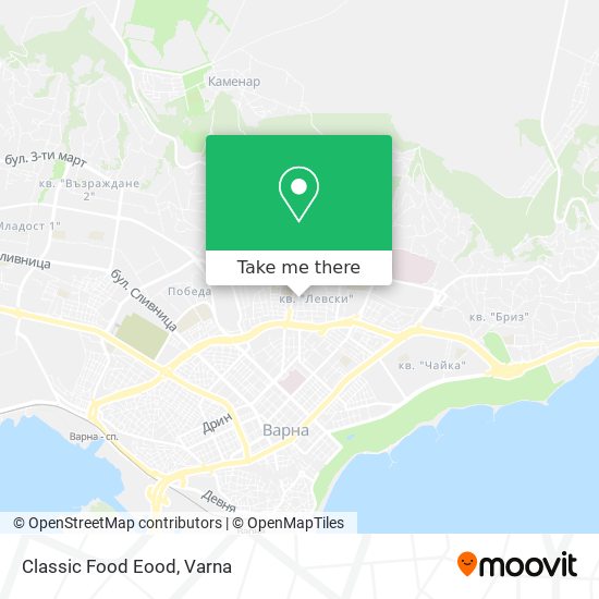 Classic Food Eood map