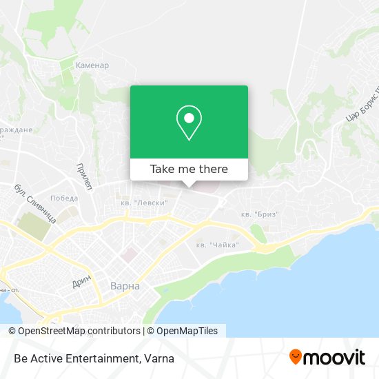 Be Active Entertainment map