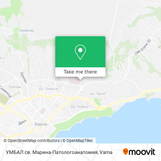 Карта УМБАЛ св. Марина-Патологоанатомия