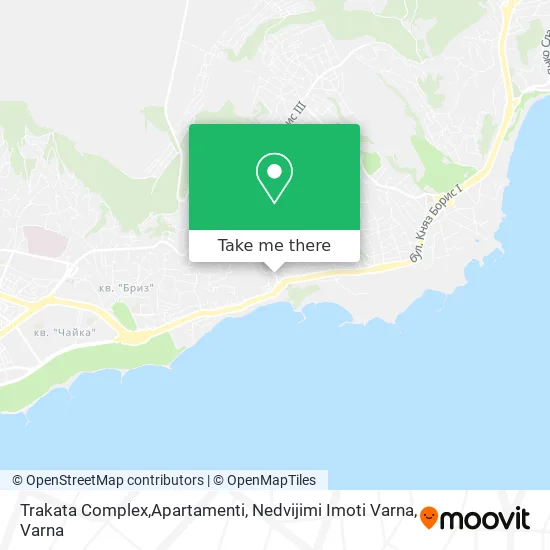 Карта Trakata Complex,Apartamenti, Nedvijimi Imoti Varna