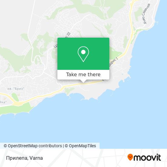 Прилепа map