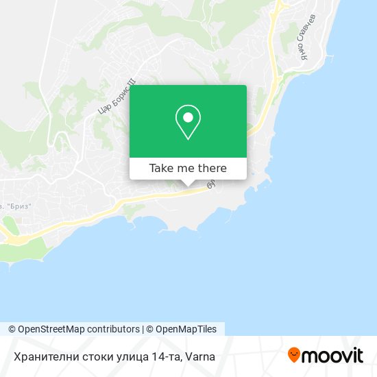 Хранителни стоки улица 14-та map