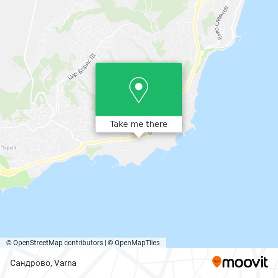 Сандрово map