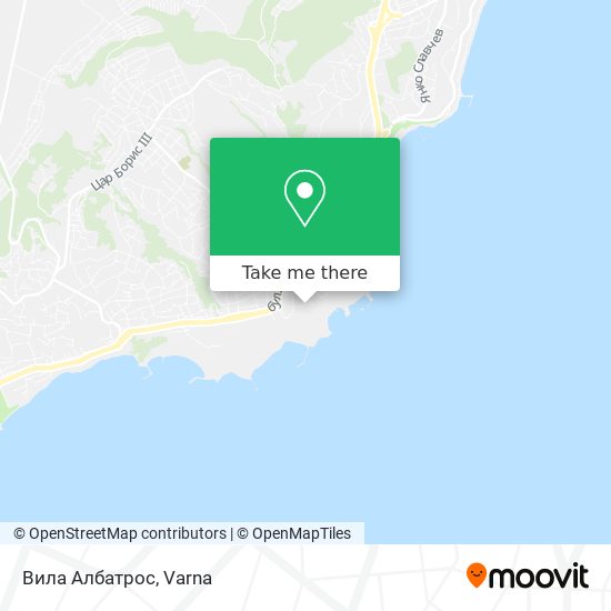 Вила Албатрос map