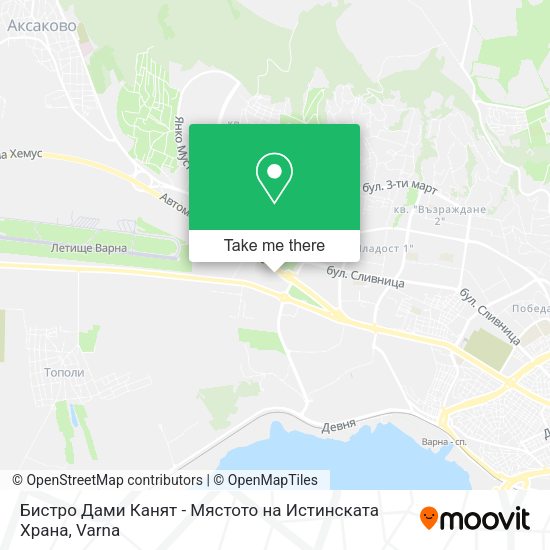 Карта Бистро Дами Канят - Мястото на Истинската Храна