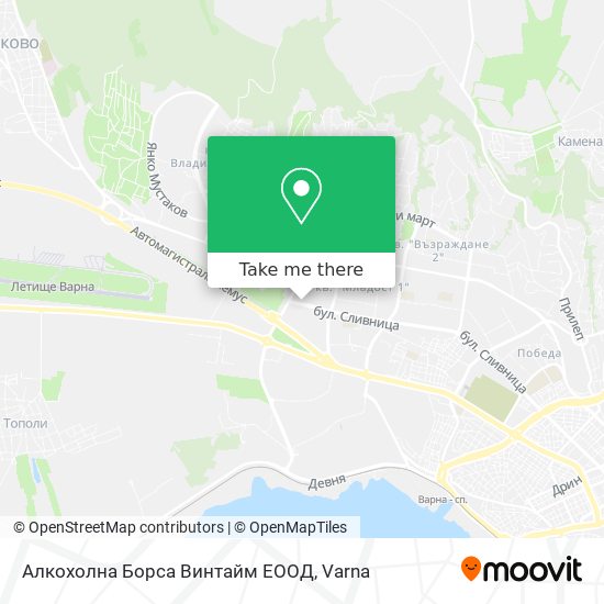 Алкохолна Борса Винтайм ЕООД map