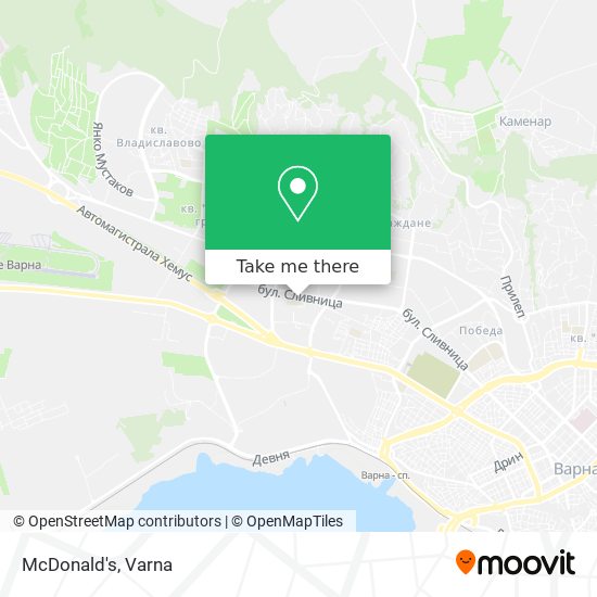 McDonald's map