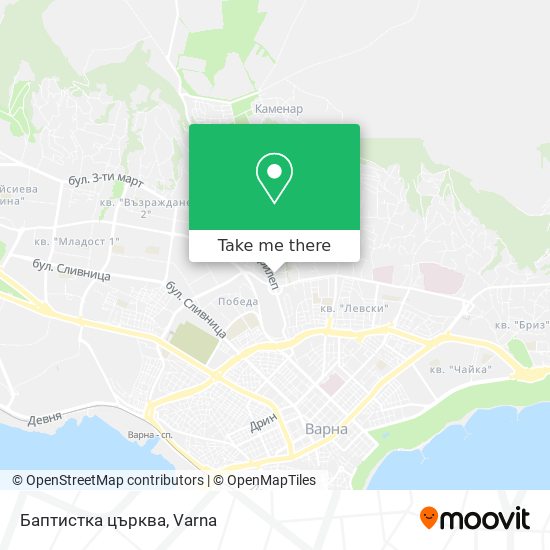 Карта Баптистка църква