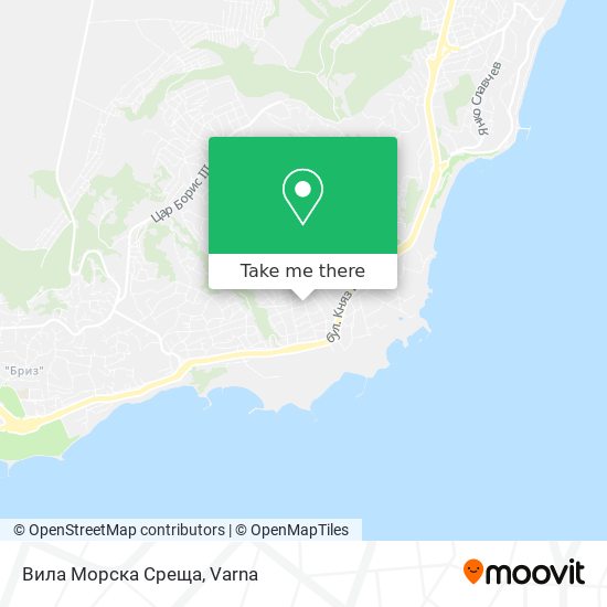 Карта Вила Морска Среща