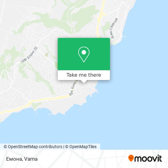 Емона map