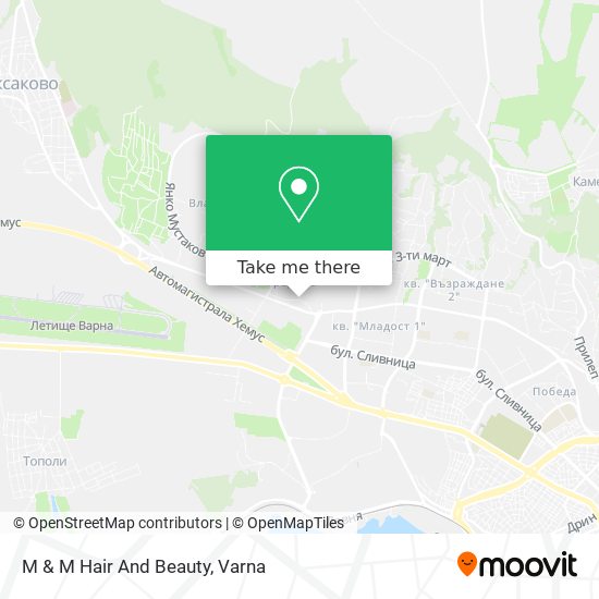 M & M Hair And Beauty map