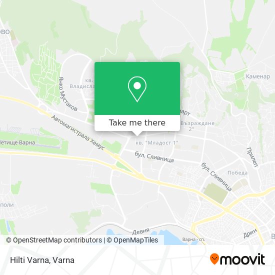 Hilti Varna map