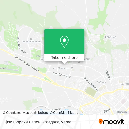 Карта Фризьорски Салон Огледала