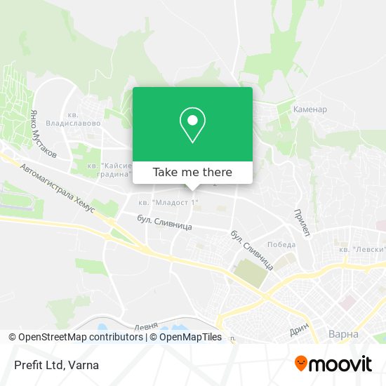Prefit Ltd map