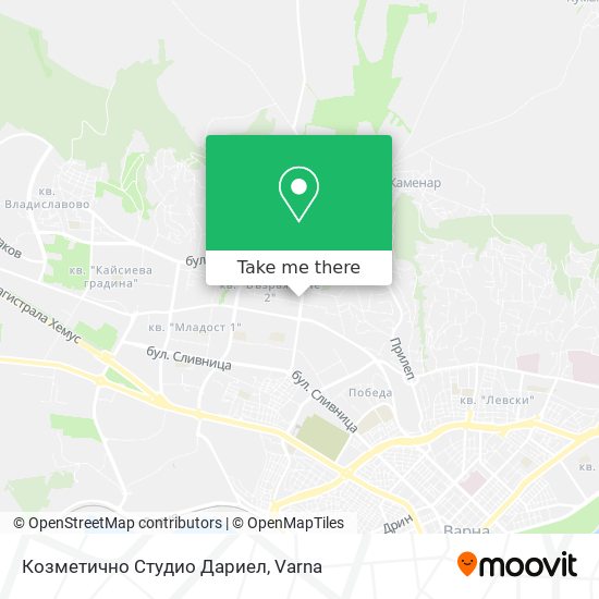Козметично Студио Дариел map