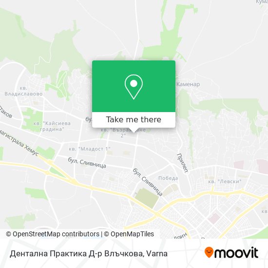 Дентална Практика Д-р Влъчкова map