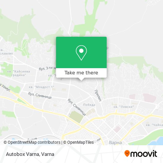 Autobox Varna map