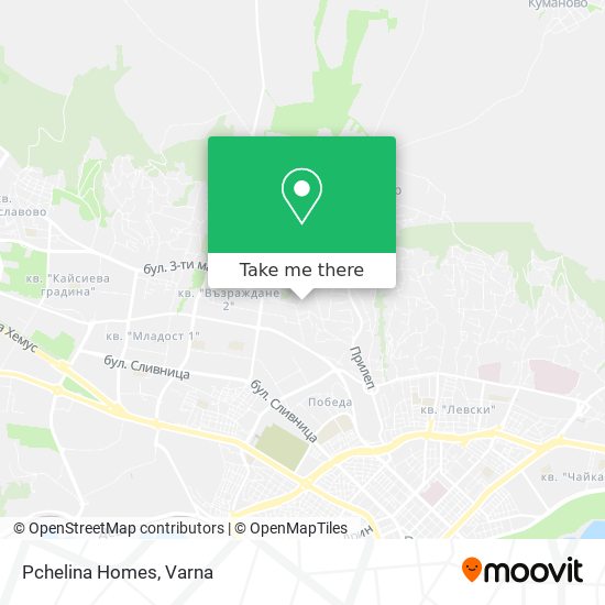 Pchelina Homes map