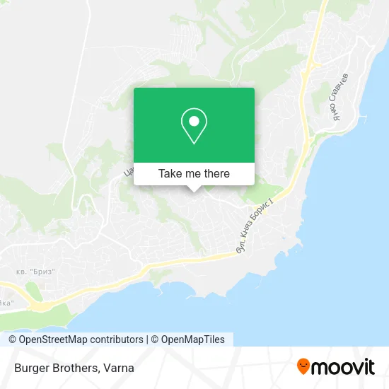 Карта Burger Brothers