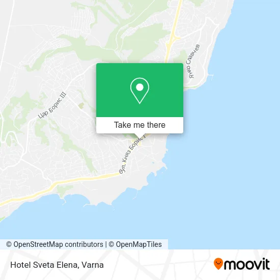 Карта Hotel Sveta Elena