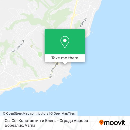 Св. Св. Константин и Елена - Сграда Аврора Бореалис map