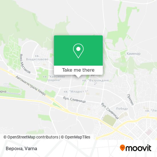 Верона map