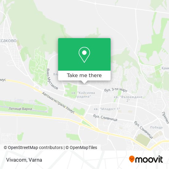 Vivacom map
