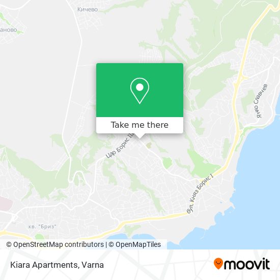 Kiara Apartments map
