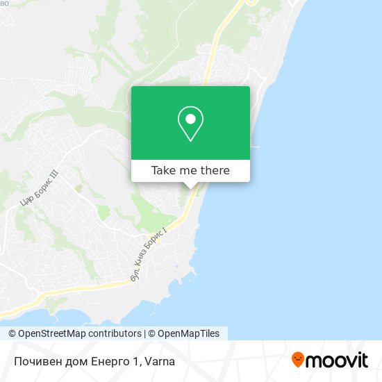 Почивен дом Енерго 1 map