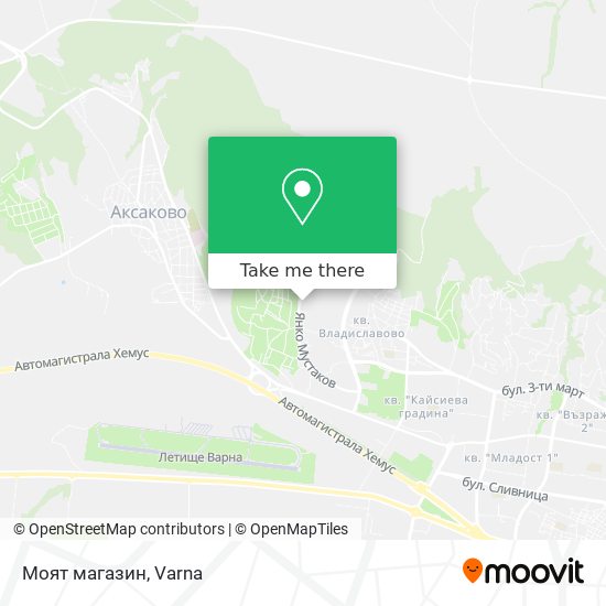 Моят магазин map