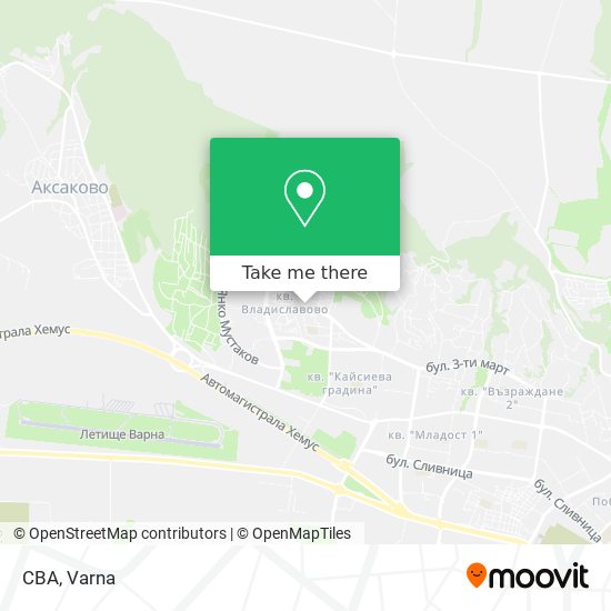 CBA map
