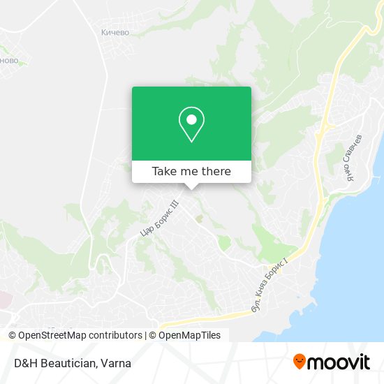 D&H Beautician map