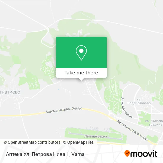 Карта Аптека Ул. Петрова Нива 1