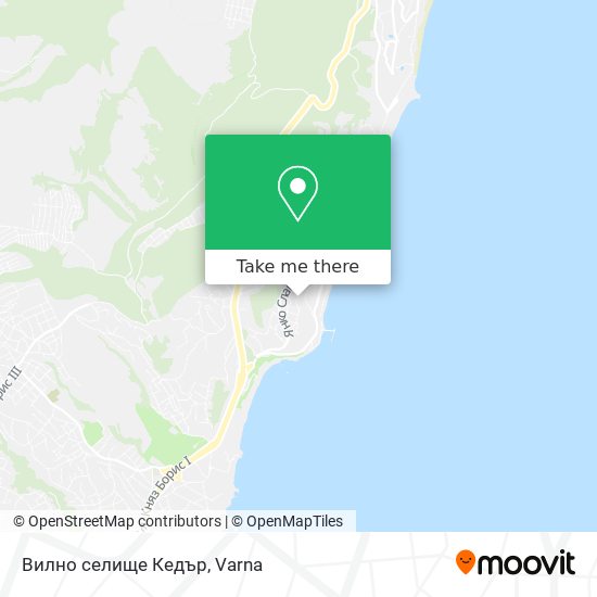 Вилно селище Кедър map