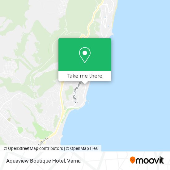 Aquaview Boutique Hotel map