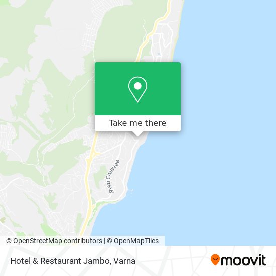 Hotel & Restaurant Jambo map