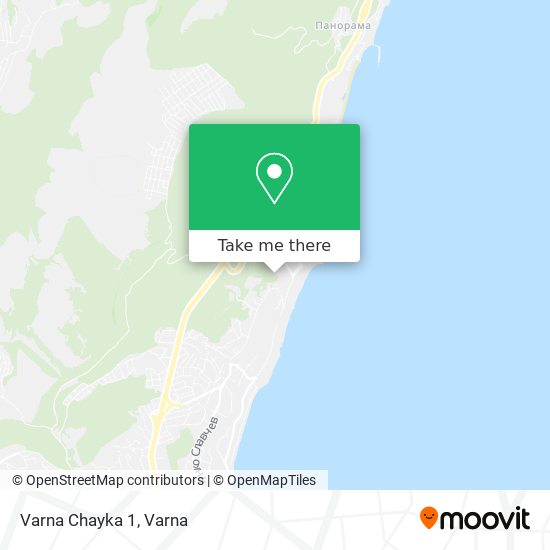 Varna Chayka 1 map