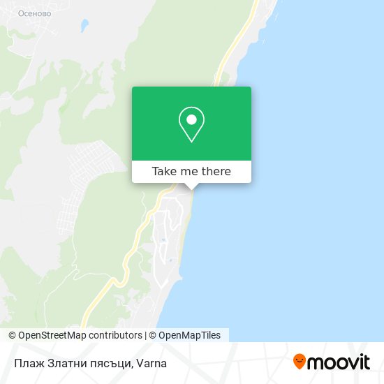 Плаж Златни пясъци map
