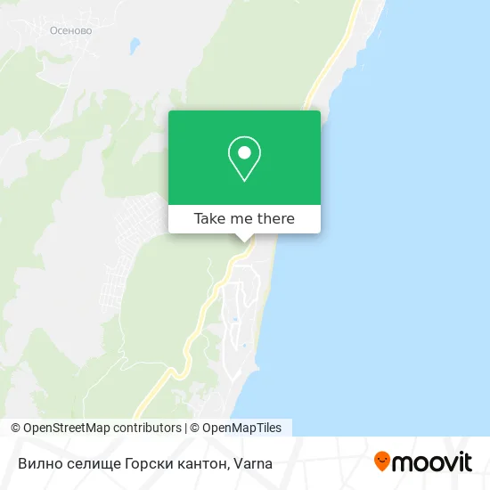 Карта Вилно селище Горски кантон