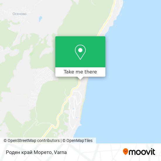 Карта Роден край Морето