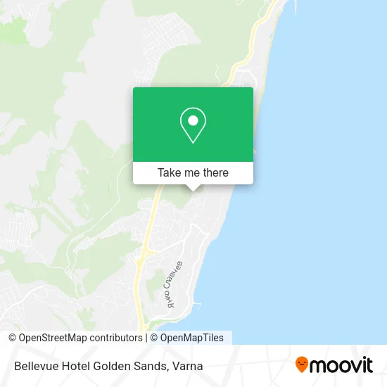 Карта Bellevue Hotel Golden Sands
