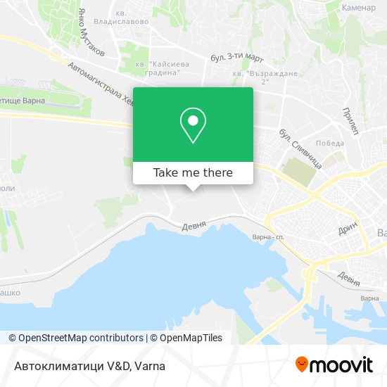 Карта Автоклиматици V&D