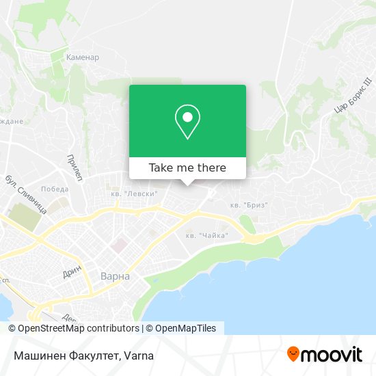 Машинен Факултет map