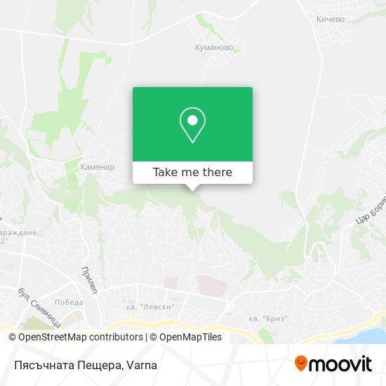 Пясъчната Пещера map